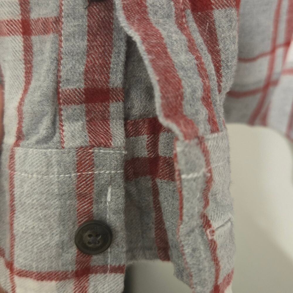 Red Camel Handcrafted Plaid Flannel Utility Shirt Men’s XL Casual Workwear - Picture 7 of 8
